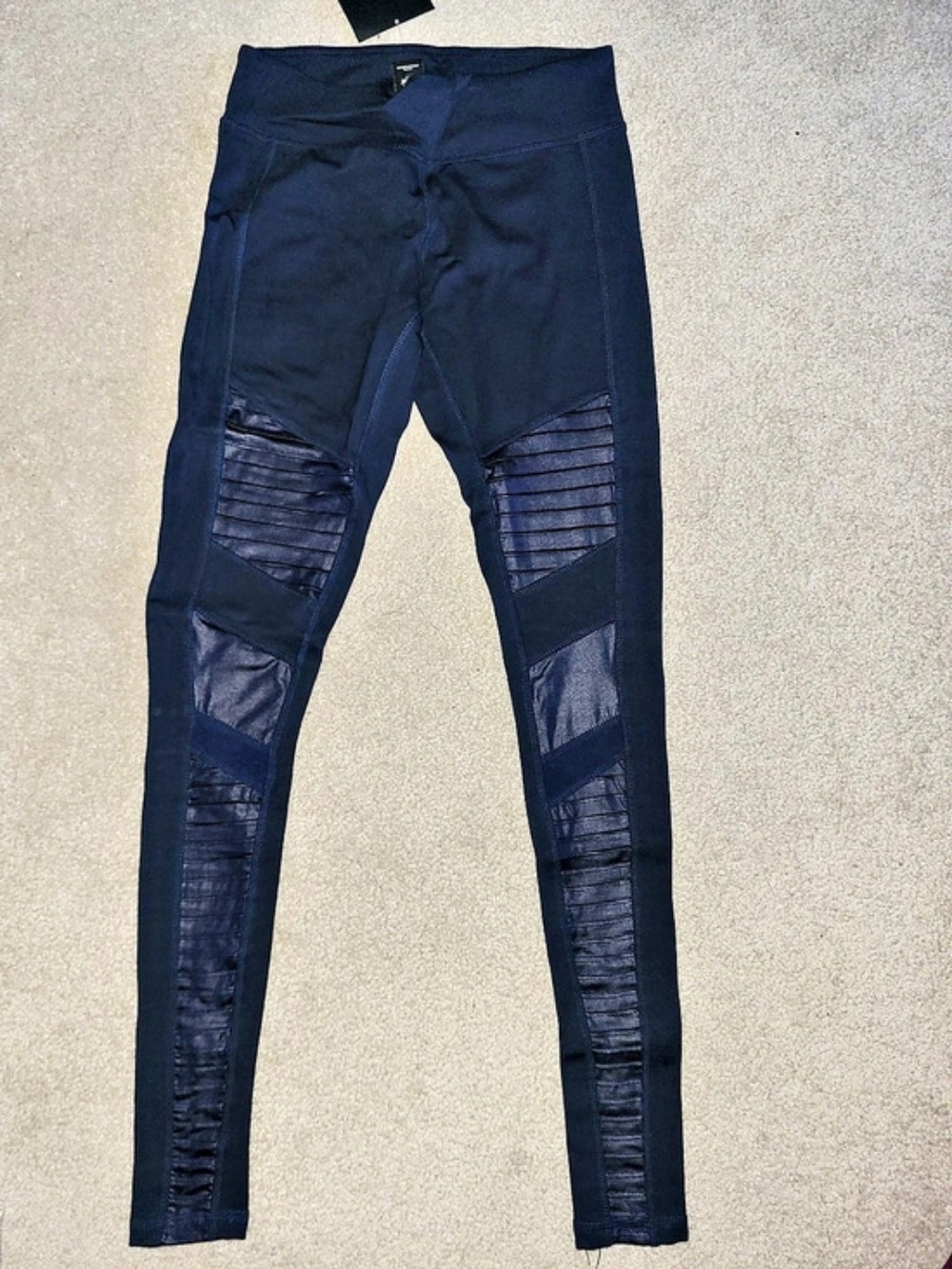 Electric Yoga Live Electric leggings Paneled Leggings in Blue Size XS NWT